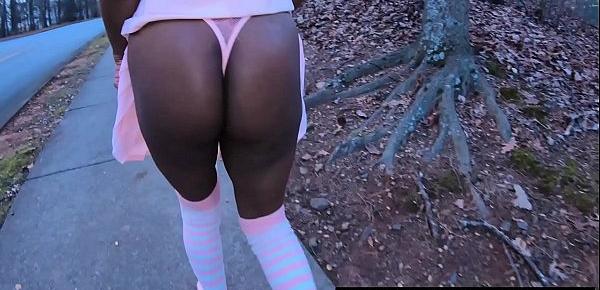  My Horny Step Dad Made Me Ride His Dick In The Woods, After A Fight With My Mother, Hot Ebony Step Daughter Msnovember Hardcore Riding Step Dad On The Grass Outside on Sheisnovember